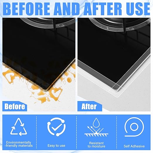 Frienda Clear Caulk Tape 10.5' x 1.5'' Waterproof Self Adhesive Caulk Strip Bathtub Sealant Tape Sealing Strip Oil Proof Bathroom Sealant for Kitchen Floor Wall Edge Protector(PVC)