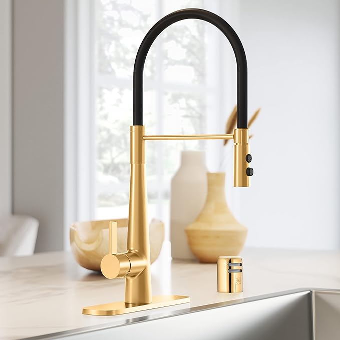 Design House 583872 Dishwasher Air Gap with Cover, Includes Two Finishes, White and Satin Gold