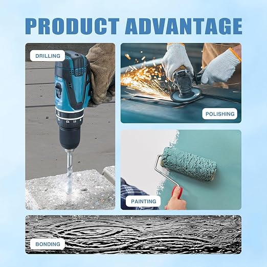 Whtie Epoxy Putty 14oz High Strength Filler Metal Wood Tile Ceramic | Strong bonding, fast cure, fits metal wood tile ceramic, moldable sculpt fill clay, waterproof putty stops leaks permanently