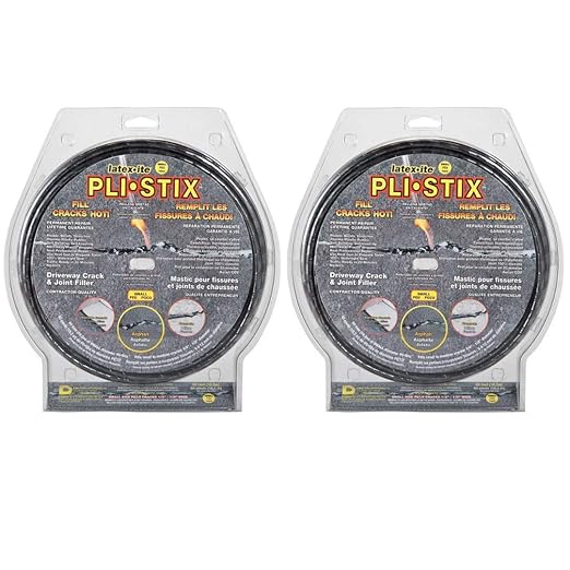 Dalton Enterprises 36099 PLI-STIX 60 Ft. Asphalt and Concrete Crack Filler (2 Pack)