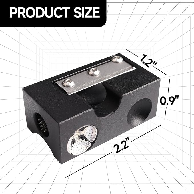 GSE Games & Sports Expert Billiard Pool Cue Tip Tool, Stick Scuffer/Shaper/Aerator/Joint Protector Tool, Billiard Accessories