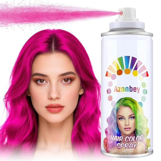 Kids Hair Color Pomades - Temporary Washable Hair Wax Gel Cream and Color Spray (Pink)