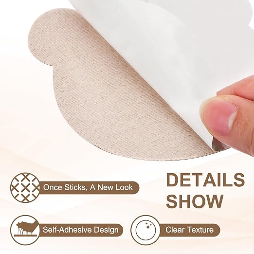 PATIKIL Leather Repair Patch, 2 Pcs 4 x 3.5 Inch Self-Adhesive Vinyl Patch Furniture Tape Repair Kit for Sofas Couches Stools Chairs Cabinets Bags, Dark Brown