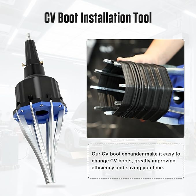 Automotive Pneumatic CV Joint Boot Installation Tool, Joint Boots Expander Suitable for All Universal, CV Axle Install Removal Tool Compatible with Audi, BMW,Benz, UTV, ATV