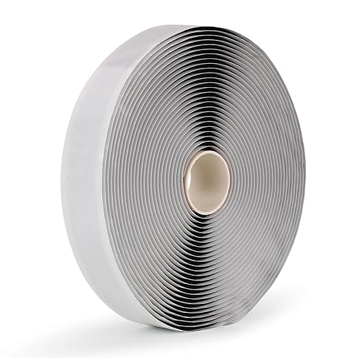 LLPT Butyl Tape Black 3/4 Inch x 33Ft Tight Seal for Leak Proof EPDM RV Repair Window Glass Boat Sealing Roof Pipe Patching(BST343)
