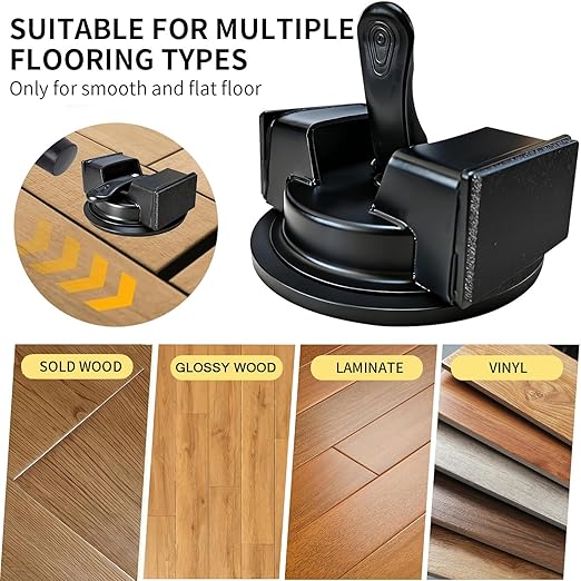 Floor Gap Fixer Tool,Heavy Duty Floor Gap Fixer Tool with Enhanced Suction Cup,Flooring Gap Repair Tool for Laminate, Vinyl, Wood & Tile Flooring,Laminate Plank Gap Repair Tool