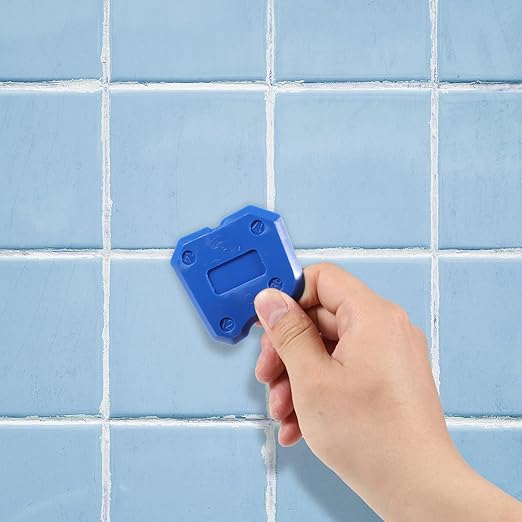 8 PCS Caulk Kit, Silicone Sealant Finishing Tools Caulking Tool kit Caulking Tools for Kitchen Bathroom Floor Sink Joint Sealant Sealing Blue