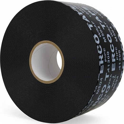 TAPEWELL PVC Tape Corrosion Protection Pipe Wrap Tape, 2" x 100 Ft. 10 Mil Thick, Pack of 3