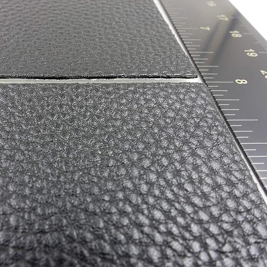 Vowcarol Leather Repair Kits for Couches and Cars, Leather Repair Patches Super-Thin Vinyl Repair kit 2 PCS Black