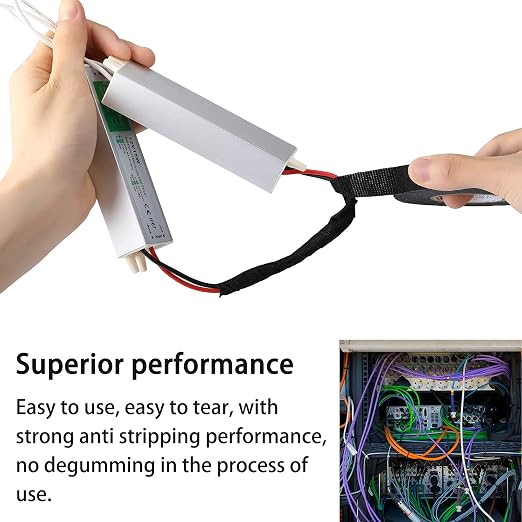 Outus Wire Harness Cloth Electrical Tape Wire Loom Harness Automotive Heat Proof Cloth Tape for Automotive Electrical Wrap Protection Insulation Cable Fixed(50 Roll,3/4 Inch X 49.2 ft)