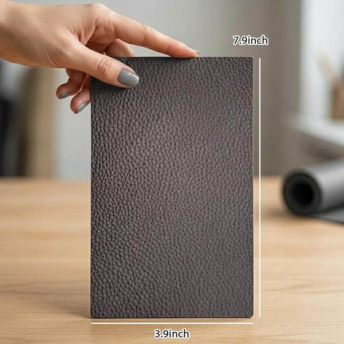 2PCS Leather Repair Patch Tape for Car Seats, Self Adhesive Leather Repair Patch Vinyl Repairs Kit, Waterproof PU Upholstery Tape for Furniture Couch Chair, Sofa Seat Repairs 4 x 8 Inch (Gray)