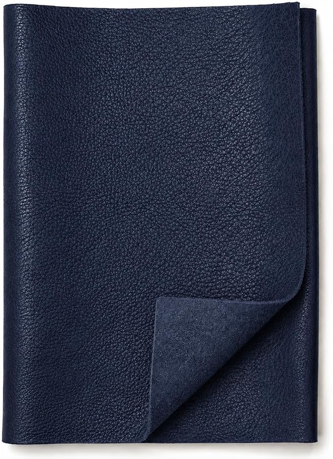 REED Leather HIDES - Cow Skins (10 Square Foot, Navy) | Arts and Crafts