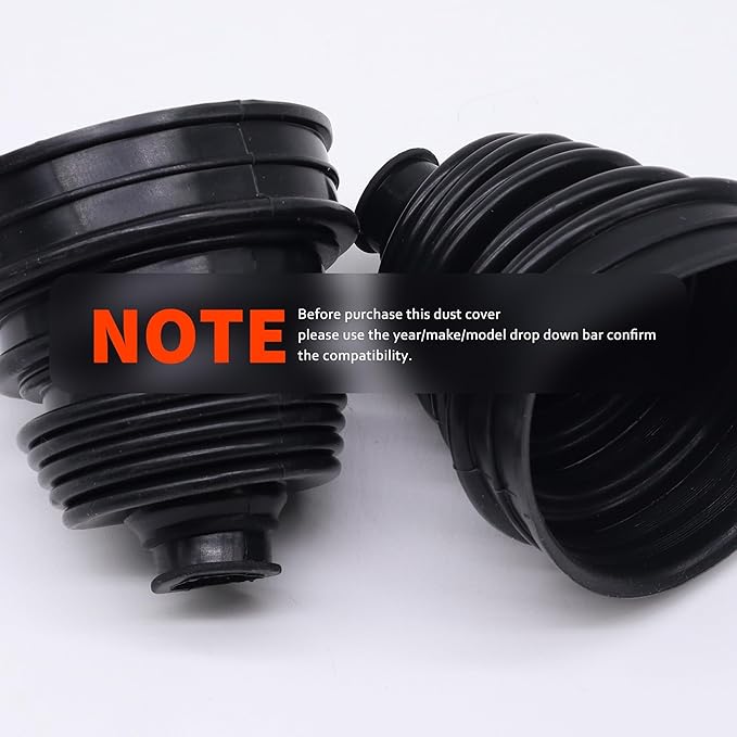 Universal Silicone CV Axle Boot Constant Flexible Velocity Joint Constant-velocity Dust Cover CV Boot Anti-aging Wear Resistance (2pcs)