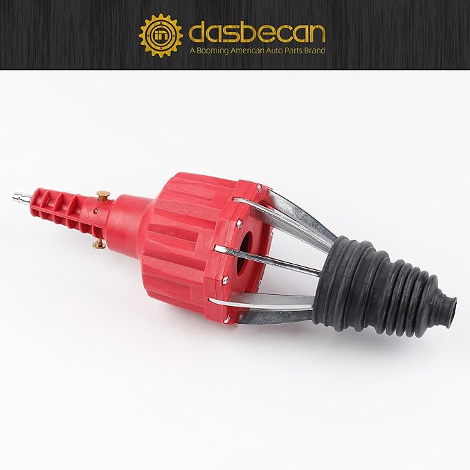 Dasbecan Upgraded CV Joint Boot Tool Expander Rod Spreader Installation Removal Tool Kit with 3Pcs Auto CV Joint Boot Clamp Pliers Tool Set (Red)