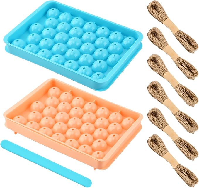 DIY Soap Making Kit, Silicone Grape Molds, Handmade Soap Mold for Craft & Gift (Without Soap)(2 Color,Size:6.9inch)