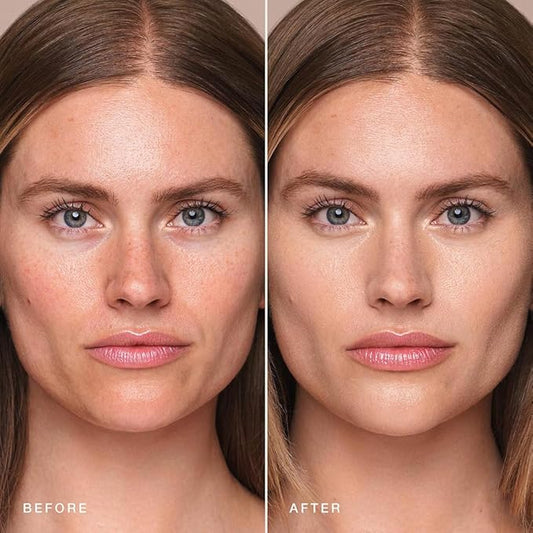 Jouer Essential High Coverage Liquid Concealer - Brightening Concealer - Color Corrector for Under Eye Dark Circles, Spot Coverage, and Eye Primer - Soft Matte Finish, Wheat