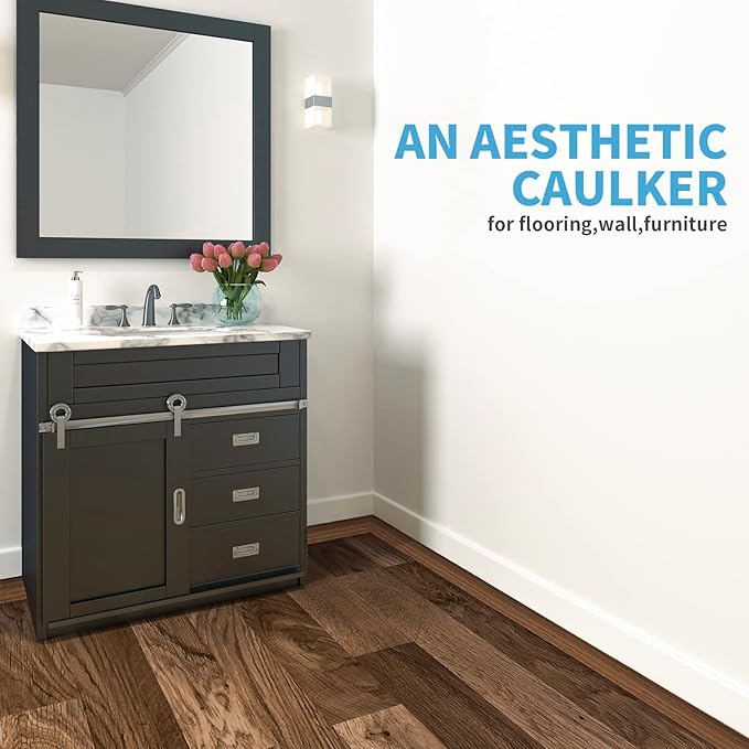 Art3d Vinyl Floor Transition Strip - Laminate Floor Divider for Joining Gaps and Carpets, Brown (10 FT, 1.57in) (Pack of 2)