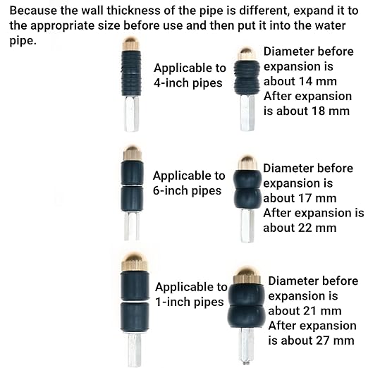 Stainless Steel Pipe Leak Repair Tool Kit Reusable Water Stopper Pins for Copper PVC Pipes Emergency Plumbing