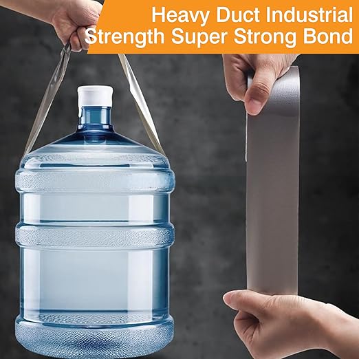 Duct Tape 1 Inch X 44 Yards, 8.5 mil Thickness, Heavy Duty Purple Duct Tape, No Residue, Waterproof, Tear by Hand for Repairs, Industrial, Professional Use