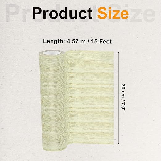PATIKIL Wood Grain Tape 7.9" x 15 Ft, Self-Adhesive Wood Texture Repair Tape Realistic Wood Effect Contact Paper Patch for Furniture Cabinets Floor Walls Home Decoration, Grey Oak