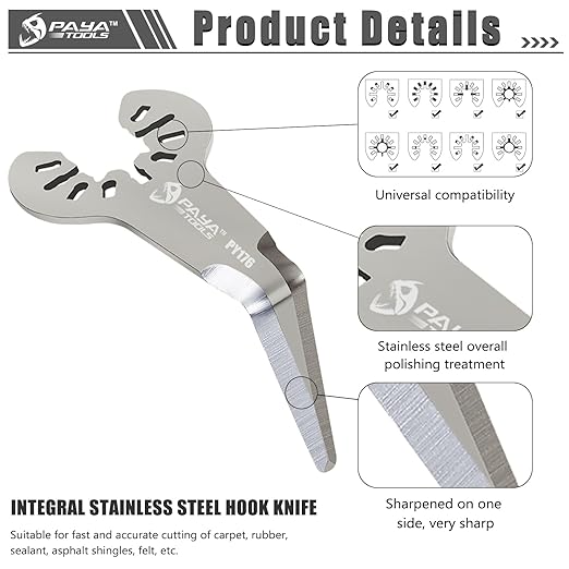 Pneumatic Air Windshield Knife Air Windshield Remover Sealant Cutter Blade for Auto Glass Glue Window Seal Cutter Car Windshield Windscreen Removal Tool (2-PACK)