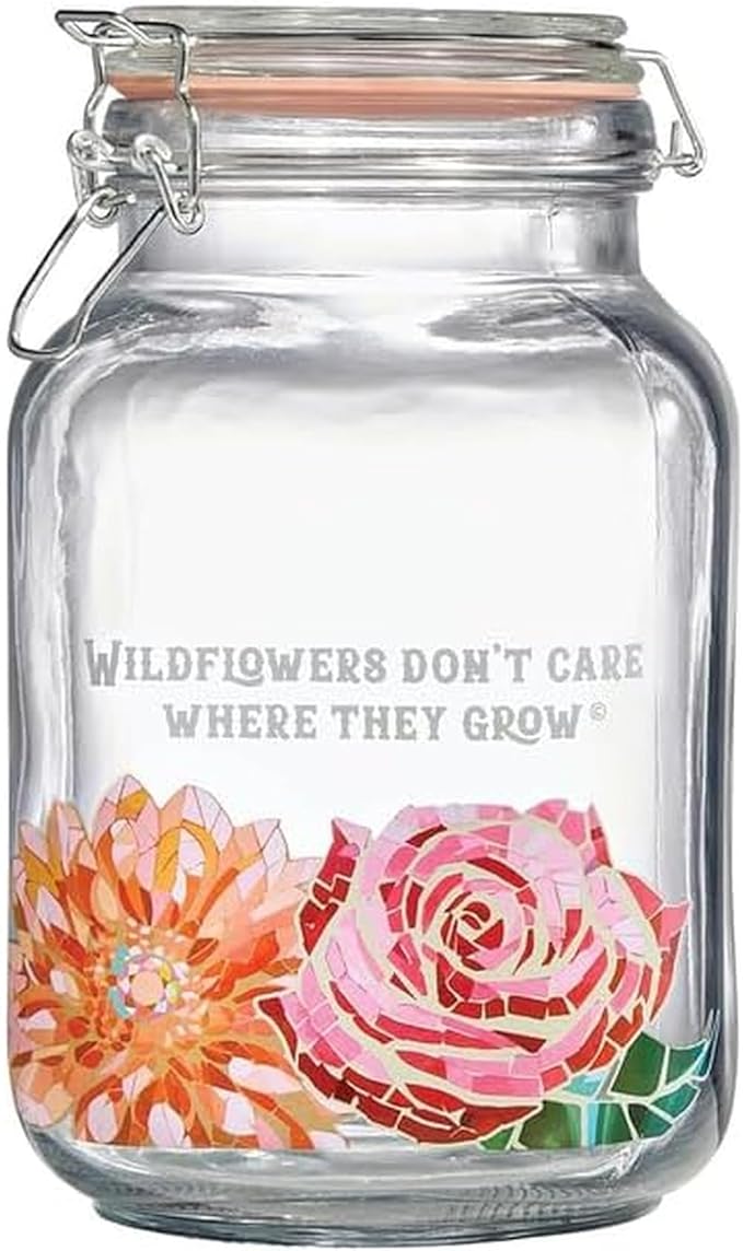 Dolly Parton Preserving Clamp Jar, 67.6 oz (2000ml), Pink