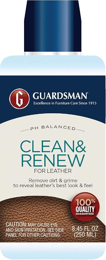 Guardsman Leather Care Bundle: Leather Cleaner and Leather Protector