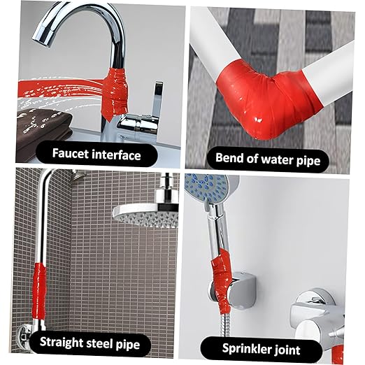 MAGICLULU Sealing Tape Flexible Self Adhesive Duct Tape for Plumbing Repairs Material for Leak Prevention and Weather Resistance