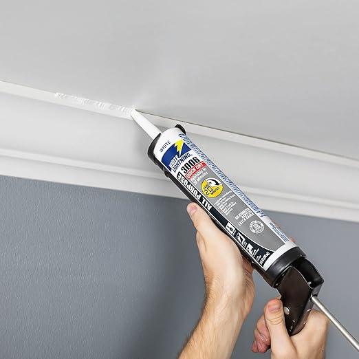 3006 Quick Dry All Purpose Adhesive Caulk White (Pack of 2)