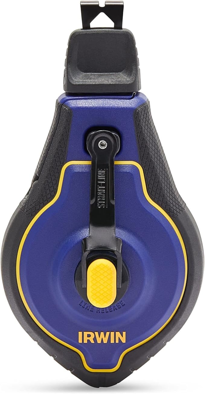 IRWIN Tools STRAIT-LINE Chalk Line, Speedline Pro Reel, 100 ft. (IWHT48443)