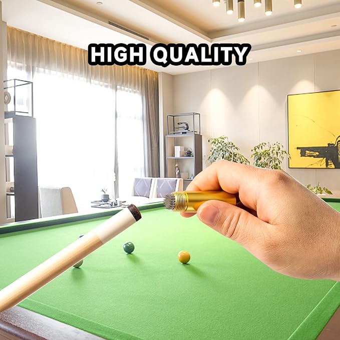 GSE Games & Sports Expert Billiard Pool Cue Tip Tool, Stick Scuffer/Shaper/Aerator/Joint Protector Tool, Billiard Accessories