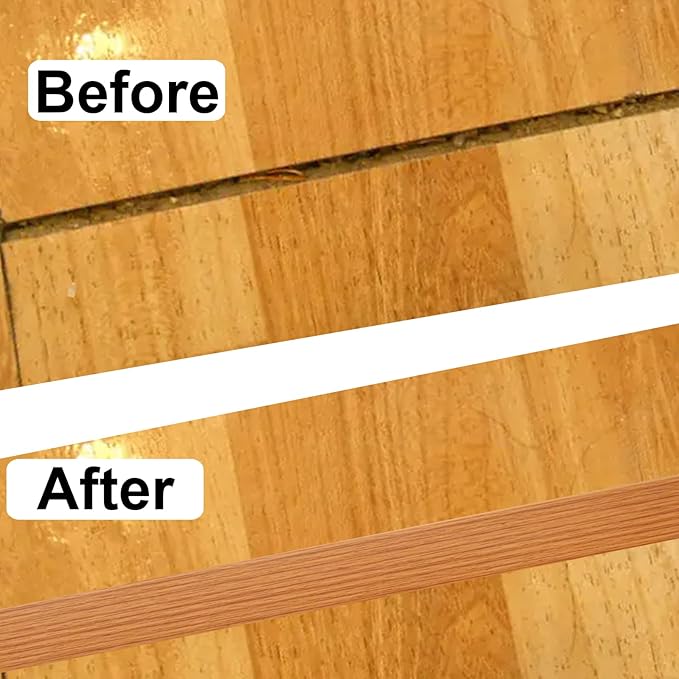 Floor Transition Strip & Self Adhesive Floor Vinyl Floor Edge Trim Laminate Floor Gap Covering Joining Strip