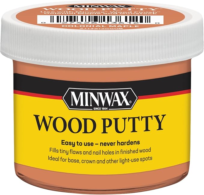 Minwax Wood Putty, Colonial Maple , 3.75 oz.