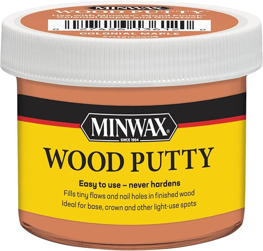 Minwax Wood Putty, Colonial Maple , 3.75 oz.