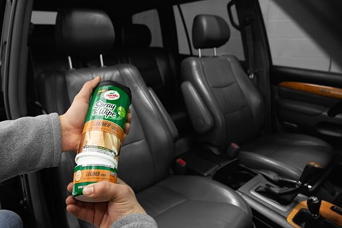 Turtle Wax 50941 Spray & Wipe Leather Cleaner & Conditioner