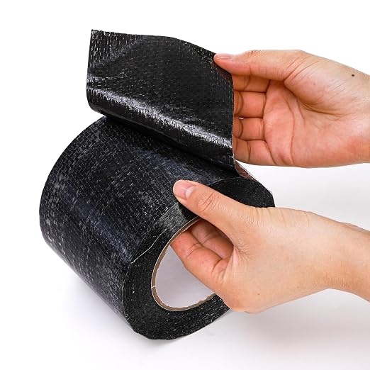 ZEAYEA RV Underbelly Tape, RV Underbelly Material Thick Tape, Mobile Home Camper Trailer Adhesive Mend Belly Tapes for Bottom Repair Patch Underbelly Holes, 4 Inch x 66 Feet