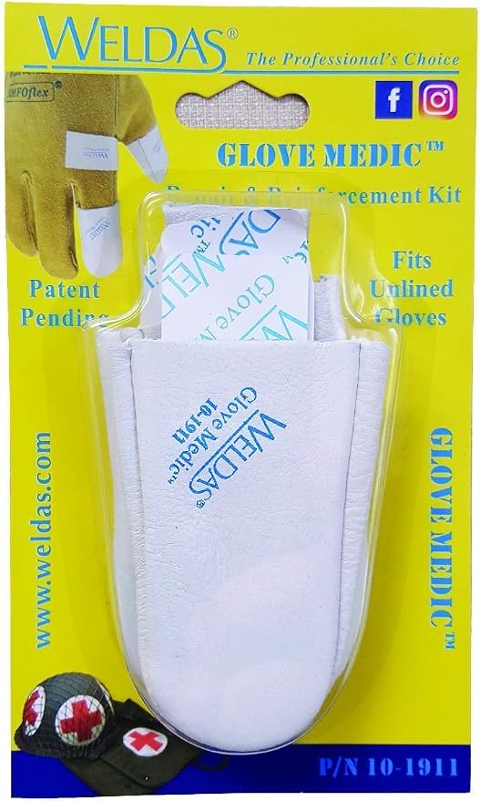 Weldas Glove Medic Leather Repair Patch Kit, 10-1911