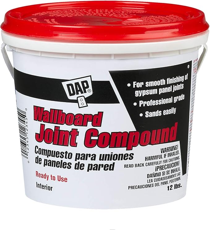 DAP Wallboard Joint Compound, White, 12 Lbs (7079810102)