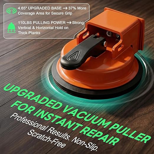 Floor Gap Fixer Tool, Heavy Duty Floor Gap Fixer, Suction Cup Flooring Tool, Quick Lock & Release Repair Tool for Vinyl, Wood, Laminate Floors