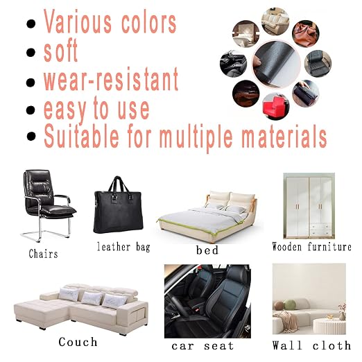 2 Pcs Sofa Repair Self Adhesive Leather Tape Patch Strong Adhesive Car Seat Furniture Repair Patches High Low Temperature Wear Waterproof Resistant (10 x 12 inch/2pcs, Silver)