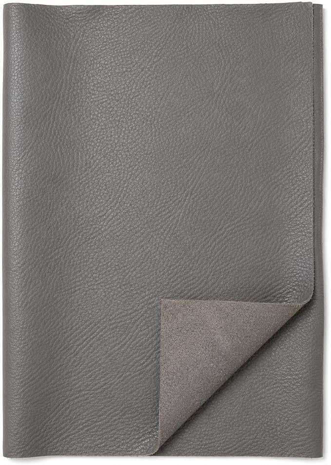 Reed Leather Hides - Cow Skins (8 inches X 11 Inches, Gray) | Arts and Crafts