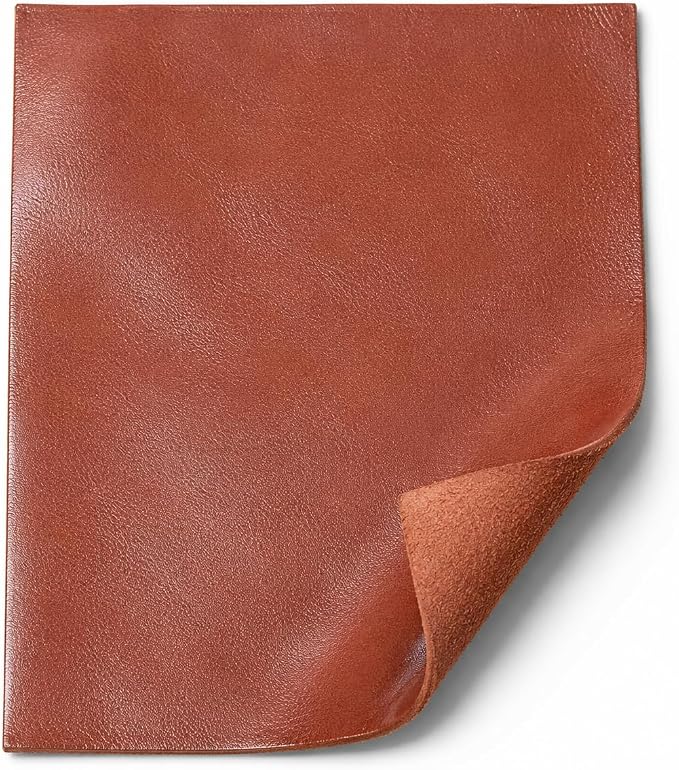 REED Leather HIDES - Cow Skins for Upholstery Crafts (10 Square Foot, Rust) | Arts and Crafts
