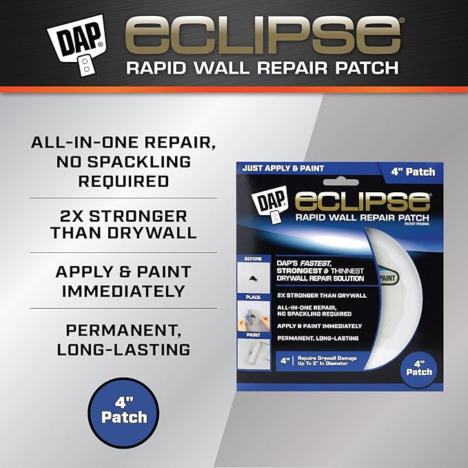 DAP Eclipse Rapid Wall Repair Patch, 4 in (7079809163)