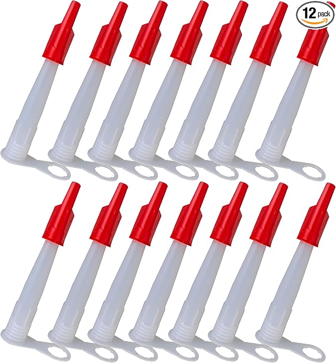 12 PACK Caulking Nozzle Extension Tube with Cover caulking extension nozzle,caulking gun extension nozzle,caulk tube extension