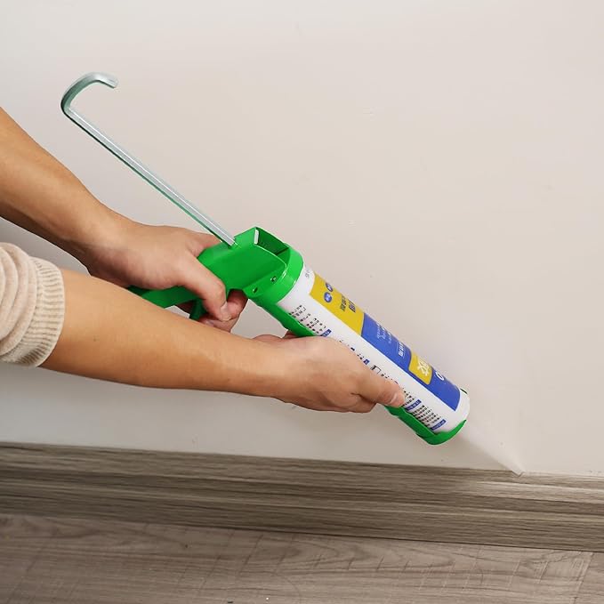 Bates- Caulking Silicone Gun, 10:1 Thrust Ratio, Hand Caulking Guns, No Drip