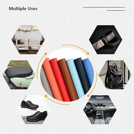 BetterJonny Leather Repair Patch, 11.8x54inch Self-Adhesive Couch Patch, Large Leather Repair Tape for Couches, Furniture, Car Seats, Cabinets, Office Chairs, Handbags