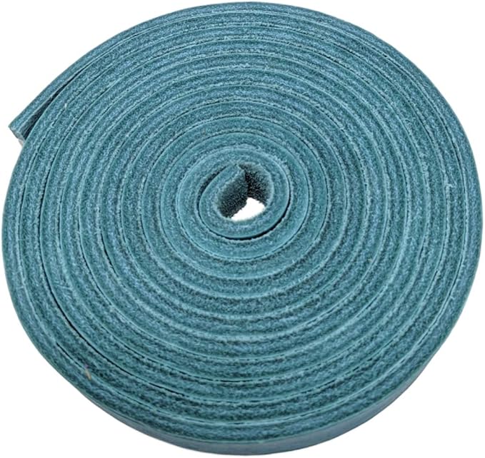 Leather Strap for Crafts & Jewelry | 72 Long × 5/8" Wide × 1/8" Thick (7-8oz) | Genuine Leather Strips for Crafts, Projects or Repairs - Teal
