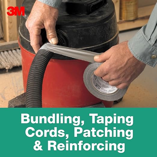 3M Duct Tape, 1.88 in x 60 yd, Multi-Use Tape With Strong Adhesive to Create a Secure Bond, Excellent Strength For Durability, Waterproof Backing For Longer Lasting Repairs, 1 Roll (2960-A)