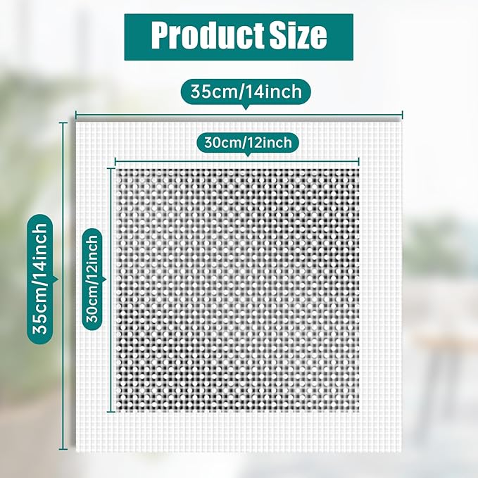 8Pcs 12 Inch Large Drywall Patch, Wall Repair Patches, Self-Adhesive Fiberglass Repair Kit Dry Wall Hole Repair Patch for Aluminum Metal Sheetrock Ceiling (12"x 12")