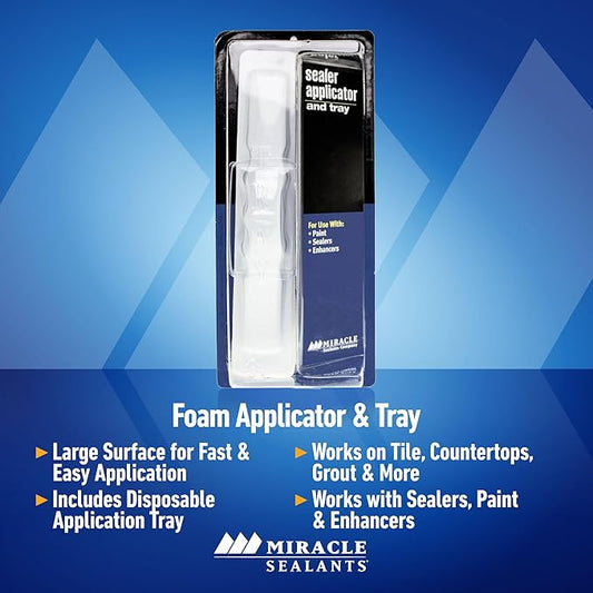 Miracle Sealants Sealer Applicator & Tray for Tile, Stone & Grout Sealers